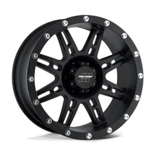 17 inch 17x9 Pro Comp PA31 STRYLER FLAT BLACK wheels rims 8x170 -6
