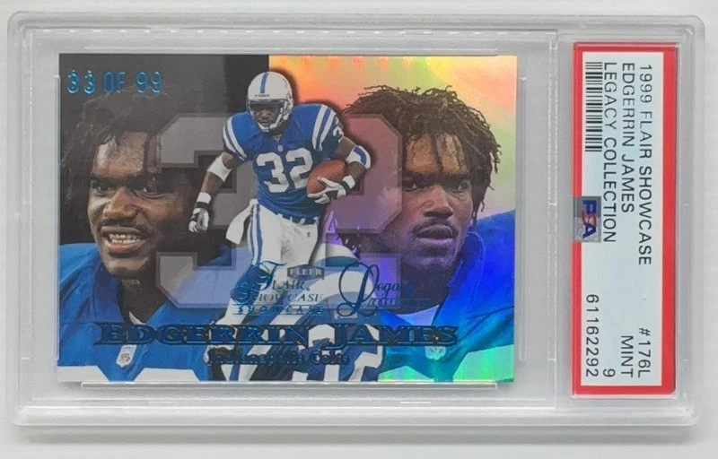 Edgerrin James Flair Showcase Legacy Collection #176L Base