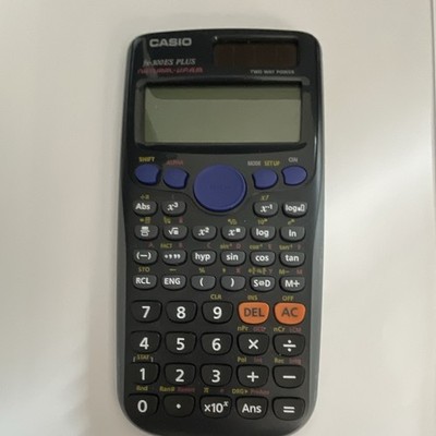 Casio fx-82ES PLUS Scientific Calculator Two Way Power w/ Slide Cover