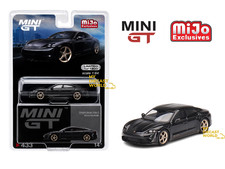 1/64 Mini GT #433 Porsche Taycan Turbo S Volcano Grey Metallic Blister MGT00433