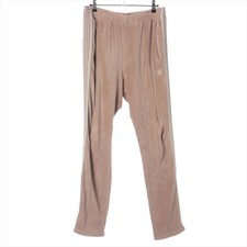 Needles Cotton  Polyester Track pants S Men's Beige MR293