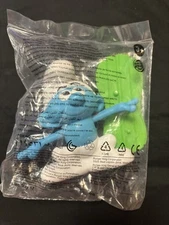 The Smurfs The Lost Village Hefty Smurf w/ Surfboard 4.5” New Factory Sealed FS