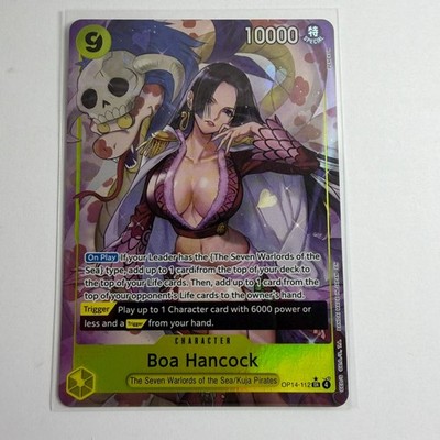 One Piece TCG Boa Hancock OP14-112 SR Alternate Art Foil Azure Sea's Seven EN NM