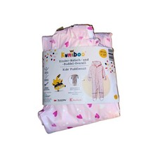 🌺 Regenoverall Gr. 98/104 Kuniboo Matsch- & Buddeloverall rosa m. Herzen Neu