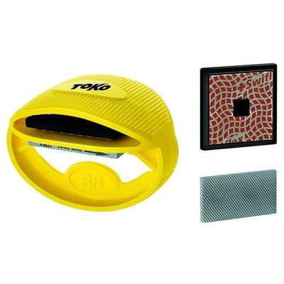 TOKO Express Tuner Kit  PocketSized Edge Sharpener for skis or Snowboards + D...
