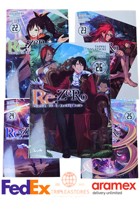 Re:Zero- Starting Life in Another World 22,23,24,25,26 Latest Eng Ver- Free Ship