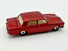 VINTAGE LESNEY MATCHBOX ROLLS ROYCE SILVER SHADOW RED METALLIC NO24