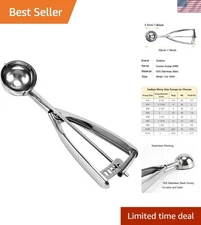 Versatile 2 Tbsp Heavy-Duty Cookie Dough Scoop - Perfect for Bakes & Treats