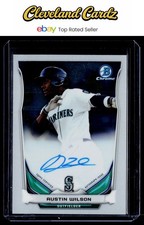 2014 Bowman Chrome #BCAP-AW Austin Wilson Prospect Autographs