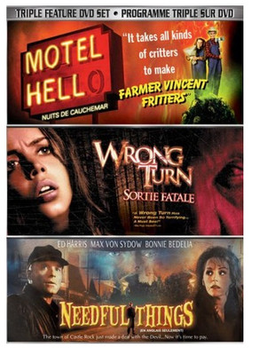 Motel Hell/Wrong Turn/Needful Things (Triple Feature DVD Set) ENGLISH R1 NTSC
