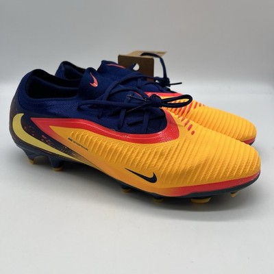 Nike Phantom 6 Low Pro FG Erling Haaland Orange Blue Venom IB3094-800 Size 10.5