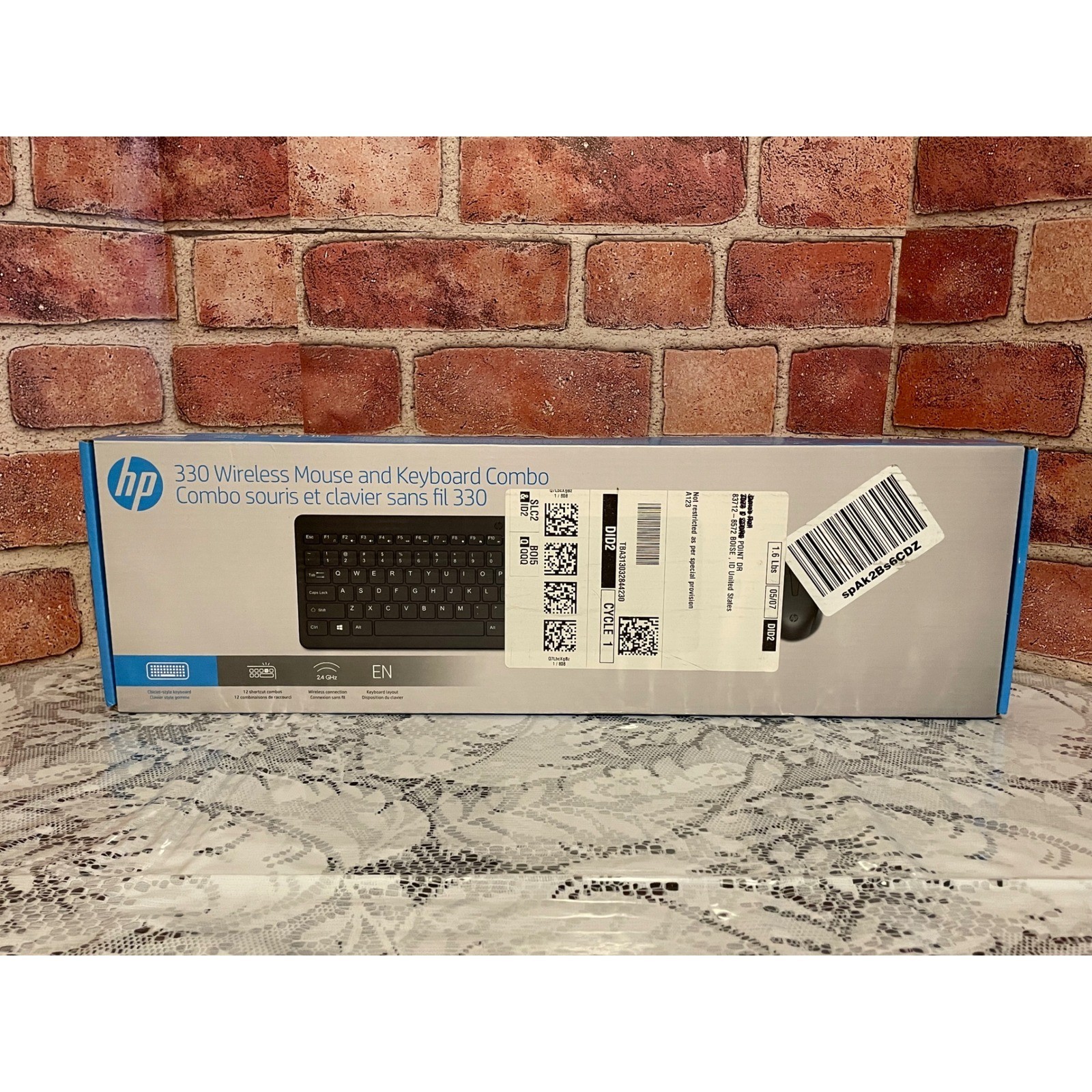 HP 330 Wireless Mouse and Keyboard Combo Black 2V9E6AA#ABL 2