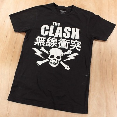 STANCE The Clash japanese character skull lightning bolts t-shirt SMALL punk