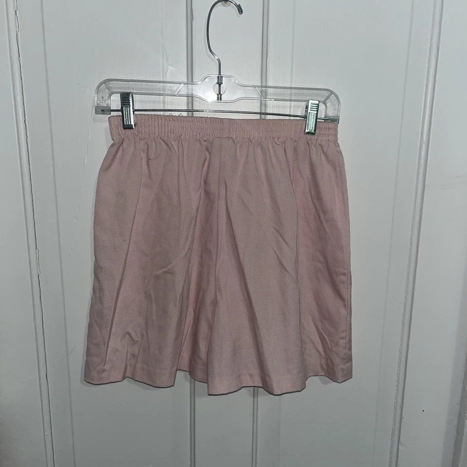 Pantalones cortos vintage años 70 80 Jantzen chicle rosa cintura alta talla 12 Foto 2 de 3