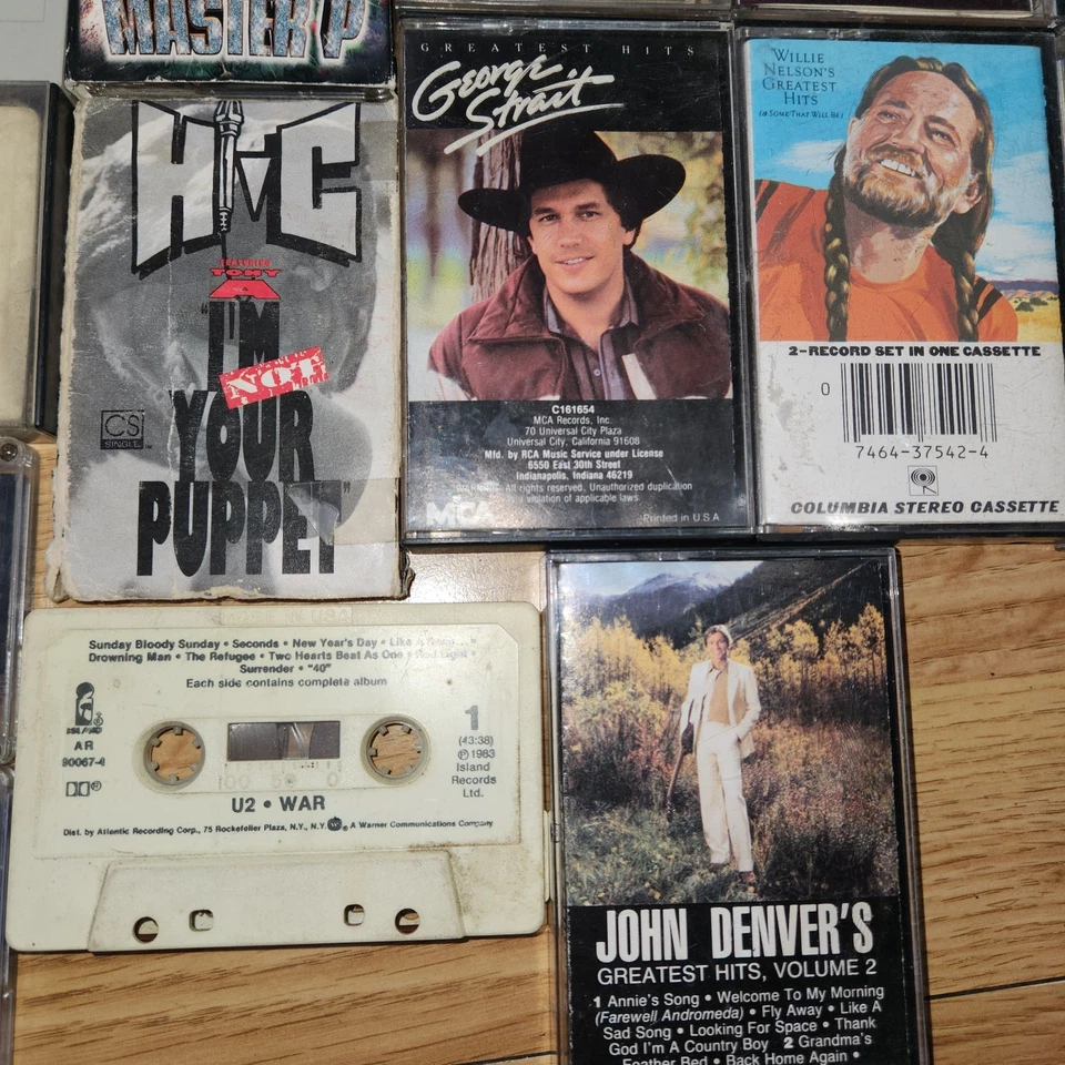 Lot of 24 Mixed Genre Cassette Tape Collection - Good Music As Is Lot Master P  - Image 3 of 4
