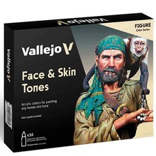 Vallejo 70258 - Model Color Face & Skin Tones Set (16x17ml)