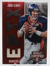 2014 Panini Totally Certified Football Epix John Elway EP-JE Patch