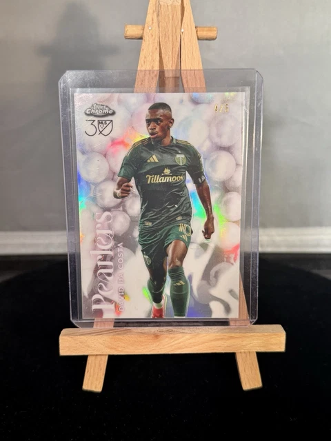 2025 Topps Chrome MLS - David Da Costa Pearlers SSP /5