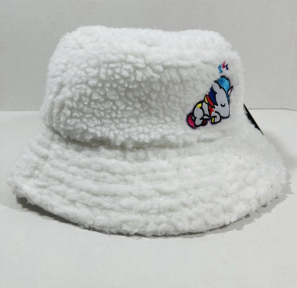 Cappello Tokidoki Unicorno Sherpa Bucket - Nuovo con etichette - Immagine 3 di 4