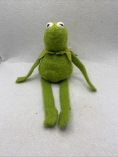Vintage 1979 KERMIT THE FROG Muppet Sad Beanbag Plush Fisher Price Toy 864 RARE