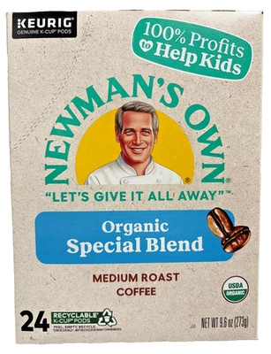 Newman's Own Organics Special Blend Coffee K-Cups, 24/Box Nov 2026