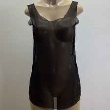 Zuliana S/M Black Cover Up Beach Dress. Made in USA New With Tags