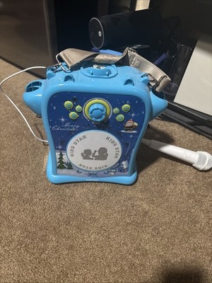 Carise Kids Star Christmas Themed Karaoke Microphone Toy with speaker box
