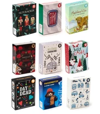 Novelty Playing Cards Highland Cow Nutracker Skulls Fiat Caravan Gift Christmas