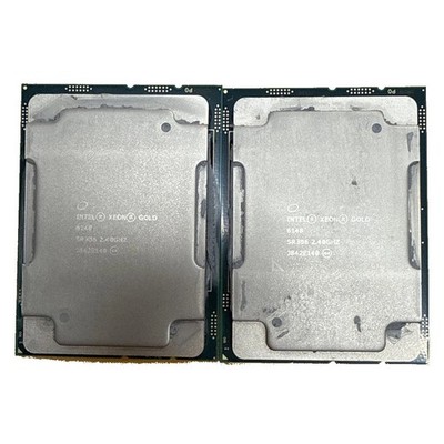 2x Intel Xeon Gold 6148 SR3B6 Matched Pair LGA3647 Dell R640 R740 HPE - CPU Lot