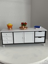 1:6 Scale Dollhouse Storage Shelf/ furniture w drawers Only. 3D Printed.No doll