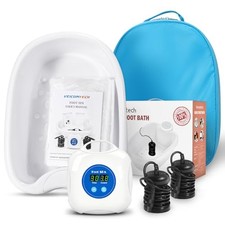 Upgrade Ionic Foot Bath Detox Machine - 106 Piece Set, Blue 100 Liners 