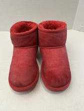 Ugg Classic Ultra Mini Peony Hot Pink Girls Size 5