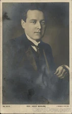 Men Rev. John Barlow Original Vintage Real Photo Postcard RPPC