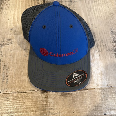 #ad Coleman Oil pacific headwear flex fit hat $15.00