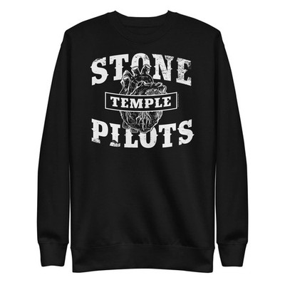 Stone Temple Pilots Heart Logo Mens Sweatshirt Black