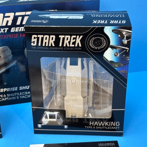 Eaglemoss Star Trek Enterprise Shuttles Set 2 Captain's Yacht + Calypso XL New - Picture 11 of 11
