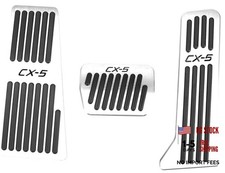 3PCS Anti-Slip No Drilling Aluminum Rest Brake Gas Accelerator Pedal Covers