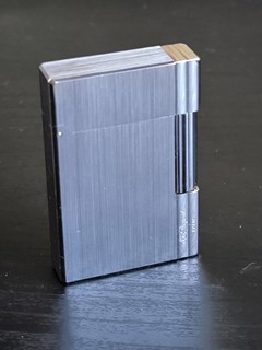 Mint Vintage S.T. Dupont Ligne 1 BR Large Silver Lighter – Fine Vertical Brushed