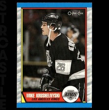 Mike Krushelnyski 1989-90 O-Pee-Chee #104 Los Angeles Kings Hockey Card