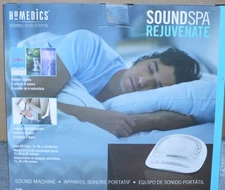 Homedics Sleep Solutions SoundSpa Rejuvenate Sound Machine 6 Nature Sounds NEW