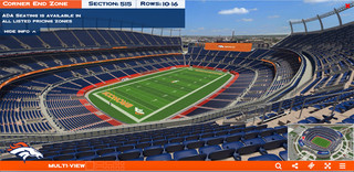 2 TIX | Chiefs at Denver Broncos | 11/1/26 | Sec 515 Row 15 | MOBILE