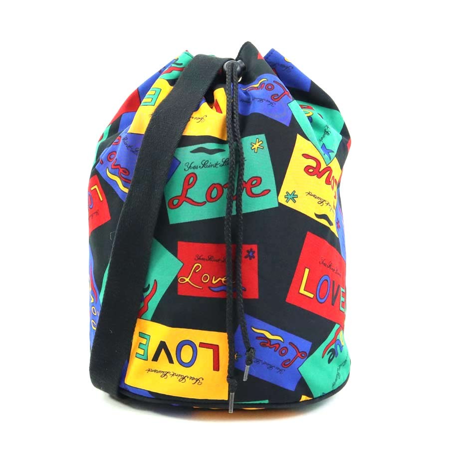 Borsa a tracolla Saint Laurent borsa nylon multicolore autentica