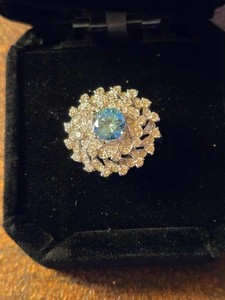 24.1 Grams Sterling Silver Ring's 3 925 Sterling Silver rings, Two With Stones.