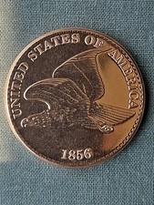 1 Oz .999 Copper Round Of A 1856 Flying Eagle Small Cent. 1 Oz .999 Copper Round Of A 1856 Flying Eagle Small Cent.