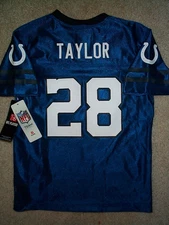 (2025-2026) Indy Colts JONATHAN TAYLOR nfl Jersey YOUTH KIDS BOYS (s-small 6-7)