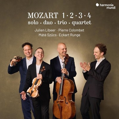 Audio Cd Neu - Julien Libeer / Pierre Colombe - Mozart 1, 2, 3, 4. Solo, Duo, 