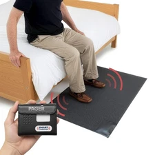 Bedside Floor Mat Alarm with Caregiver Pager