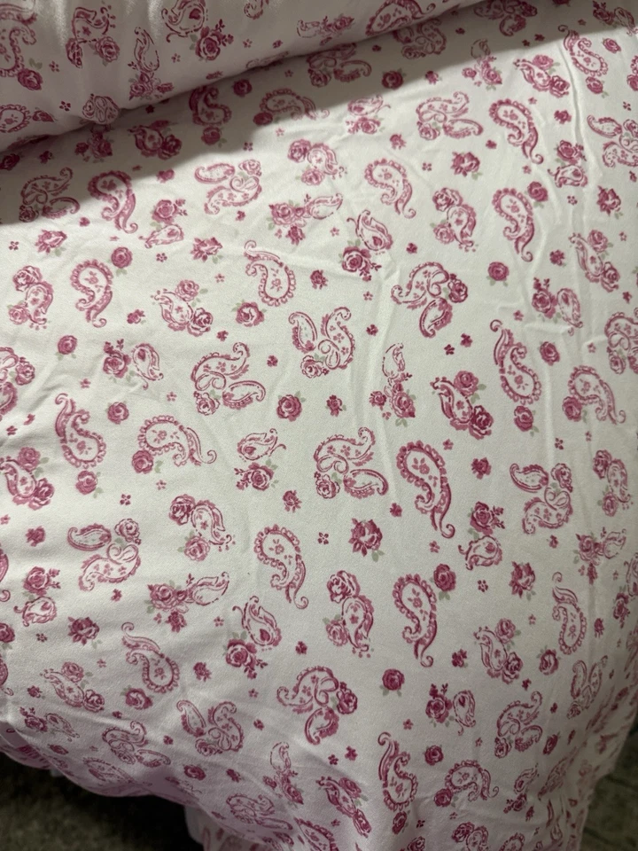 Одеяло Simply Shabby Chic королевский размер капуста роза и 2 наволочки синее собранное в рюш - Изображение 3 из 4