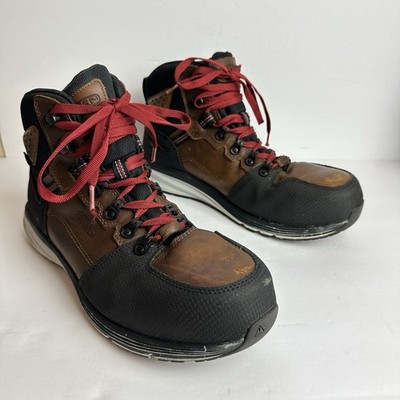 Keen Work Boots Men's 13 D or EU 47  Red Hook WATERPROOF Oil/Slip Resistant