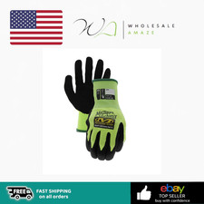 Mechanix Wear Hi-Viz SpeedKnit Utility Work Gloves - High-Visibility Coated-Knit